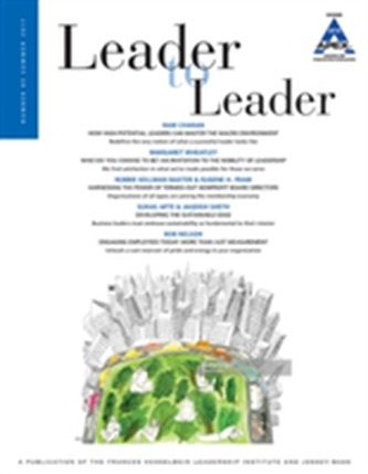 Leader to Leader (LTL), Volume 85, Summer 2017