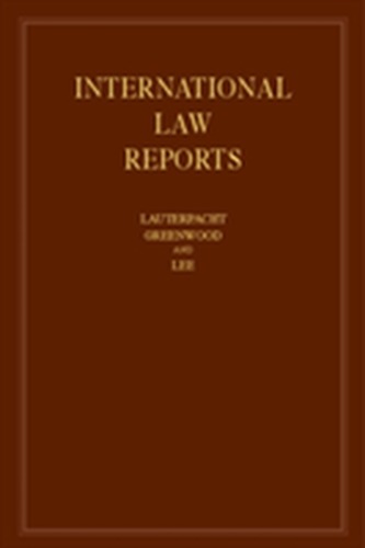 International Law Reports: Volume 168