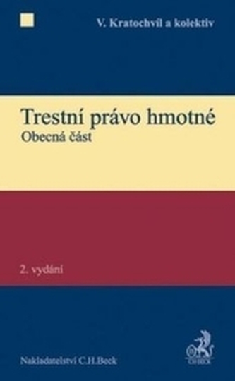 Trestní právo hmotné. Obecná část, 2. vydání