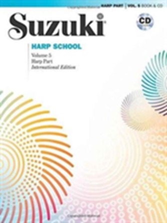 SUZUKI HARP SCHOOL VOL 5 BOOK AND CD