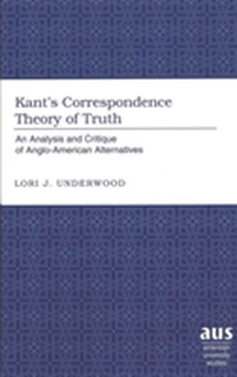 Kant's Correspondence Theory of Truth