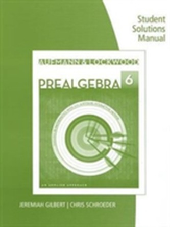 Student Solutions Manual for Aufmann/Lockwood's Prealgebra: An Applied Approach