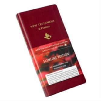 NRSV New Testament and Psalms NR012:NP burgundy imitation leather