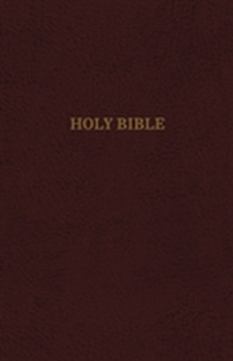 KJV, Thinline Reference Bible, Bonded Leather, Burgundy, Red Letter Edition, Comfort Print KJV, Thinline Reference Bible, Bonded Leather, Burgundy, Red Letter Edition, Comfort Print