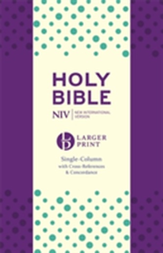 NIV Larger Print Compact Single Column Reference Bible NIV Larger Print Compact Single Column Reference Bible