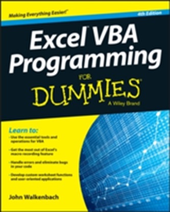 Excel VBA Programming for Dummies, 4th Edition
