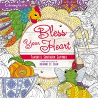 Bless Your Heart Adult Coloring Book