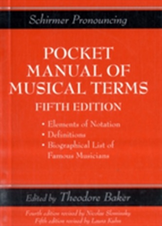 Schirmer's Handy Book of Musical Terms and Phrases