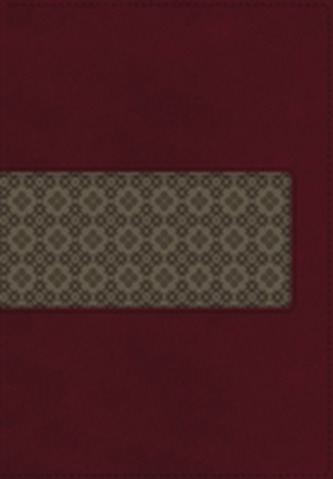 KJV Study Bible, Leathersoft, Maroon/Brown, Red Letter Edition