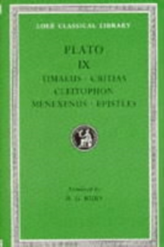 Timaeus Critias Cleitophon Menexenus Epistles