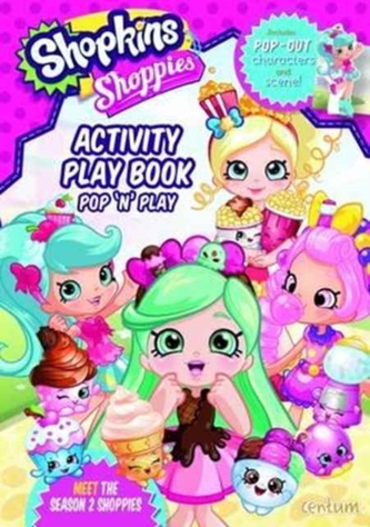 Shopkins Shoppies Press Out & Play Activity Book