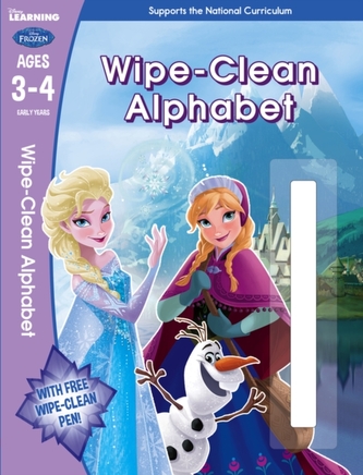 Frozen: Wipe-Clean Alphabet Ages 3-4