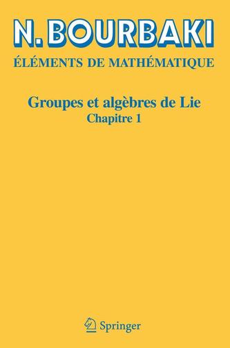 Groupes ET Algebres De Lie