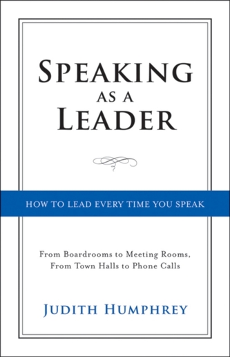 Speaking As a Leader