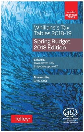 Whillans's Tax Tables 2018-19 (Budget edition)