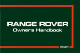 Range Rover 1986/87