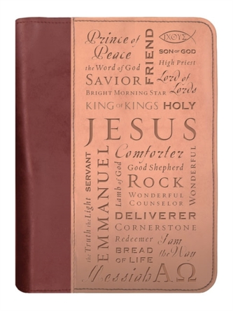 Duo-Tone Names of Jesus XL Book and Bible Cover