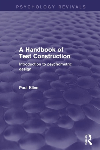 A Handbook of Test Construction