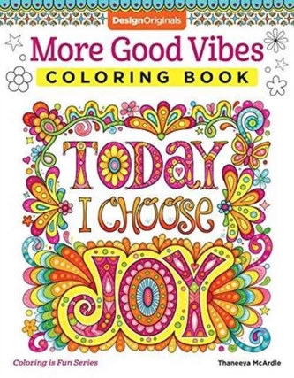 More Good Vibes Coloring Book