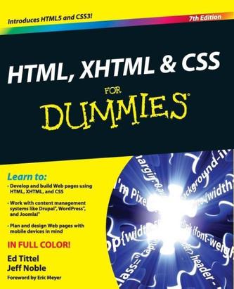 HTML, XHTML and CSS For Dummies