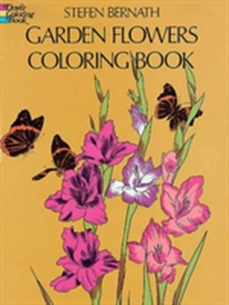 Garden Flowers Coloring Book