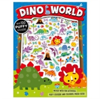 Dino World Puffy Sticker Activity Book