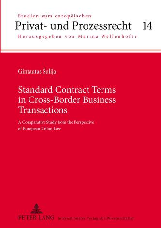 Standard Contract Terms in Cross-Border Business Transactions