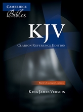 KJV Clarion Reference Edition KJ485:X Brown Calfskin Leather