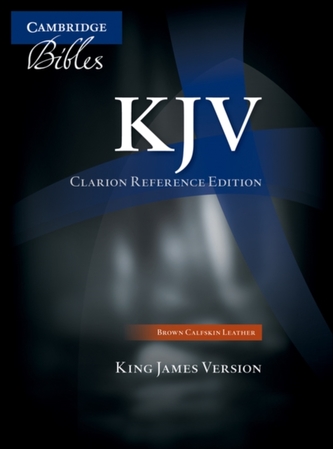 KJV Clarion Reference Edition KJ485:X Brown Calfskin Leather