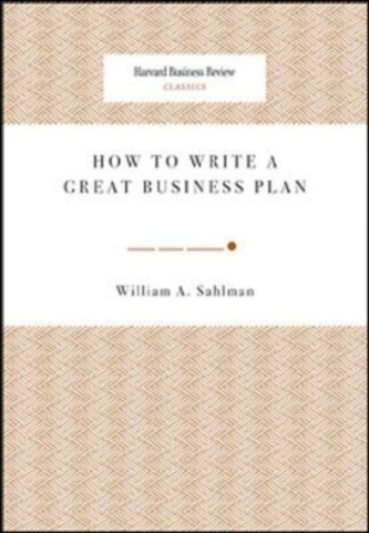 How to Write a Great Business Plan
