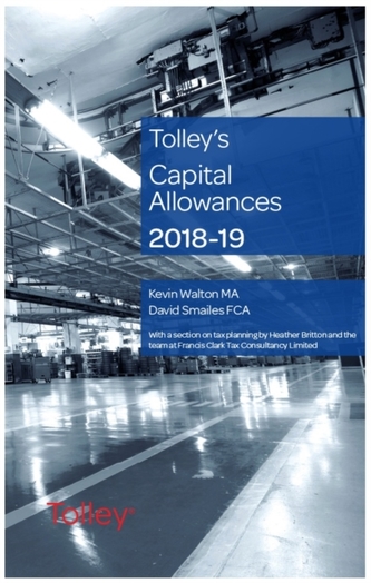 Tolley's Capital Allowances 2018-19