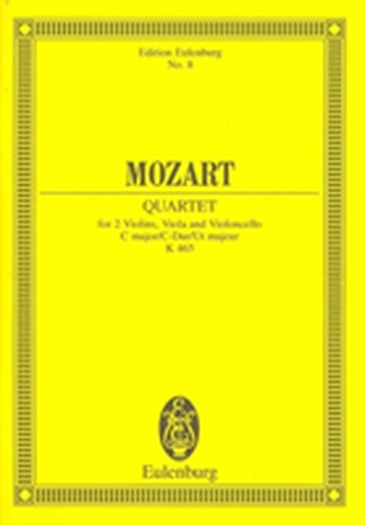STRING QUARTET C MAJOR KV 465