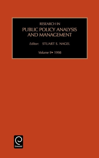 Research in Public Policy Analysis and Management Research in Public Policy Analysis and Management