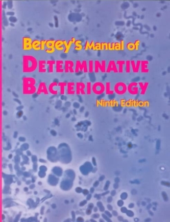 Bergey's Manual of Determinative Bacteriology