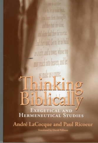Thinking Biblically Thinking Biblically