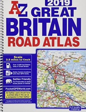 Great Britain Road Atlas 2019 (A4 Spiral) Great Britain Road Atlas 2019 (A4 Spiral)