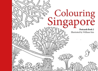 Colouring Singapore Postcards Colouring Singapore Postcards
