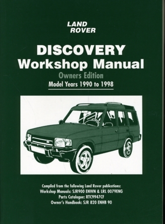 Land Rover Discovery Workshop Manual Owners Edition 1990 to 1998