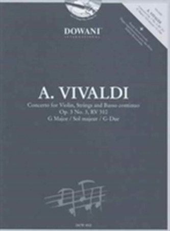 CONCERTO FOR VIOLIN STRINGS & BC OP 3 NO