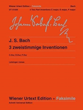 3 TWO PART INVENTIONS BWV 772 777 779 3 TWO PART INVENTIONS BWV 772 777 779