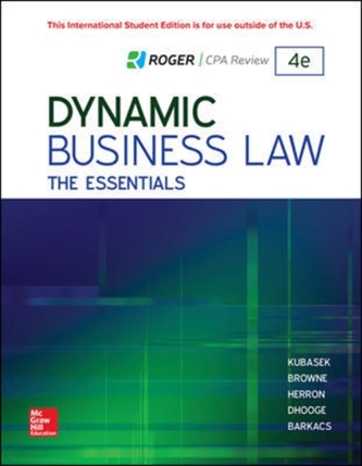DYNAMIC BUSINESS LAW THE ESSENTIALS 4E