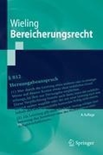 Bereicherungsrecht