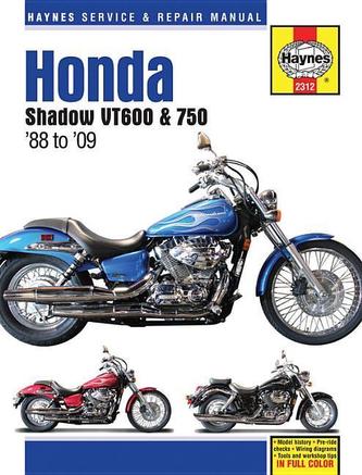 Honda Shadow VT600 & 750 USA Automotive Repair Man