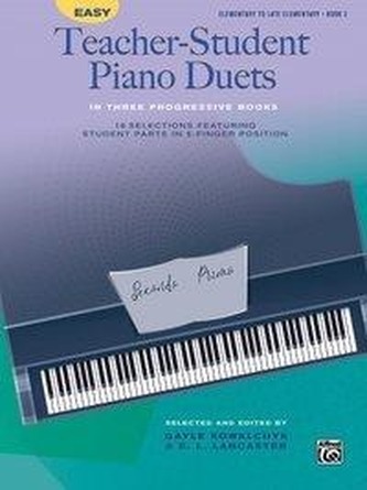 EASY TEACHERSTUDENT PIANO DUETS BOOK 2