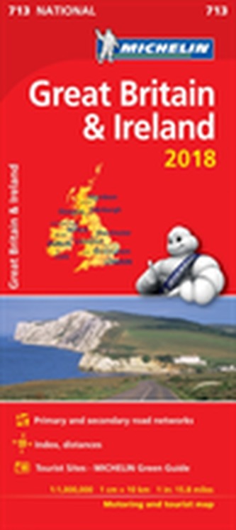 Great Britain & Ireland 2018 National Map 713