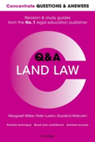Concentrate Questions and Answers Land Law Concentrate Questions and Answers Land Law