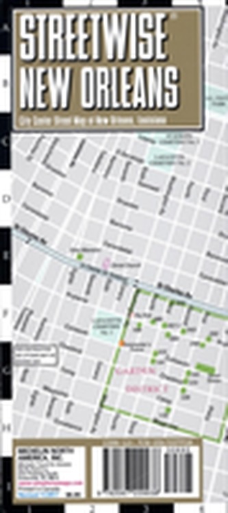 Streetwise New Orleans Map - Laminated City Center Street Map of New Orleans, Louisiana