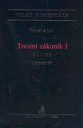 Trestní zákoník I