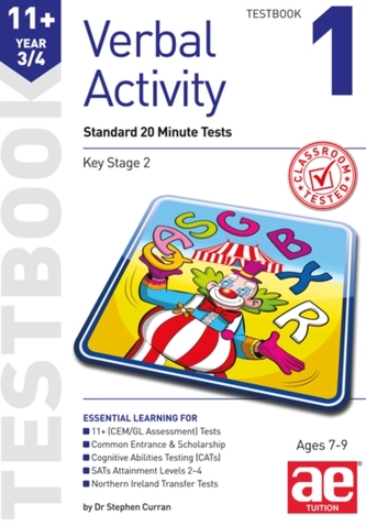 11+ Verbal Activity Year 3/4 Testbook 1