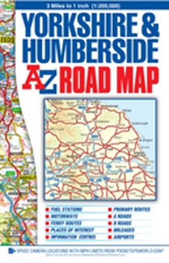 Yorkshire & Humberside Road Map